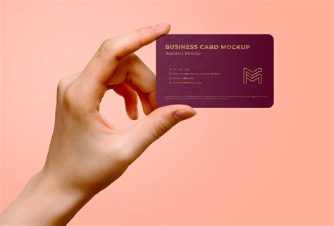 holding business card mockup|Hand Holding Card Mockup PSD .